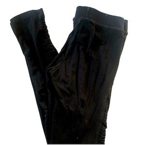 🌞 Guess Black ruched leggings cotton spandex blend size S
